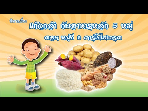 อาหารหลัก 5 หมู่ ตอน หมู่ที่ 2 คาร์โบไฮเดรต