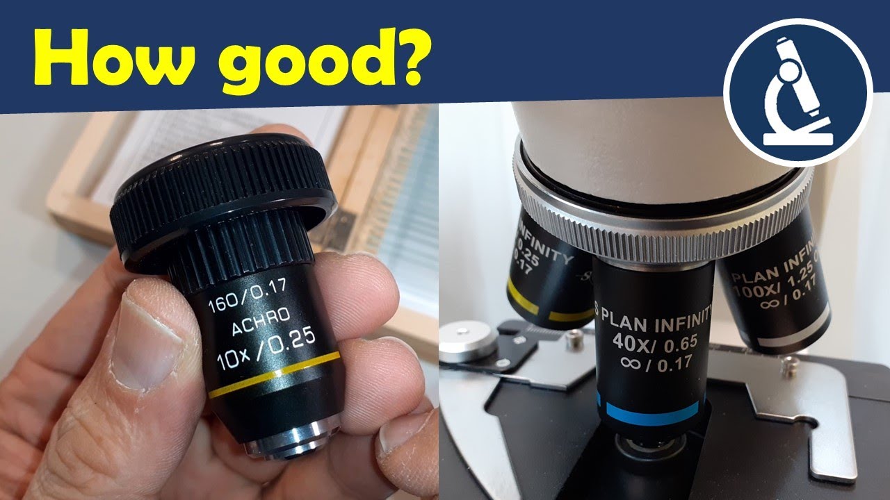 Microscope objective comparison