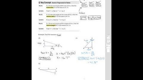Geometry CP Lesson 8.4 Trigonometry Video #2