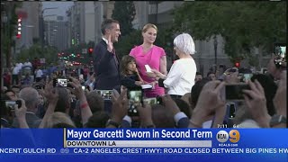 Los Angeles Mayor Eric Garcetti Sworn In For 2nd Term