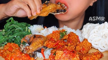 ASMR IKAN ASIN, SAMBAL TEMPE ||MUKBANG INDONESIA #ASMR #asmrsounds #asmrvideo  #ikanasin #tempe
