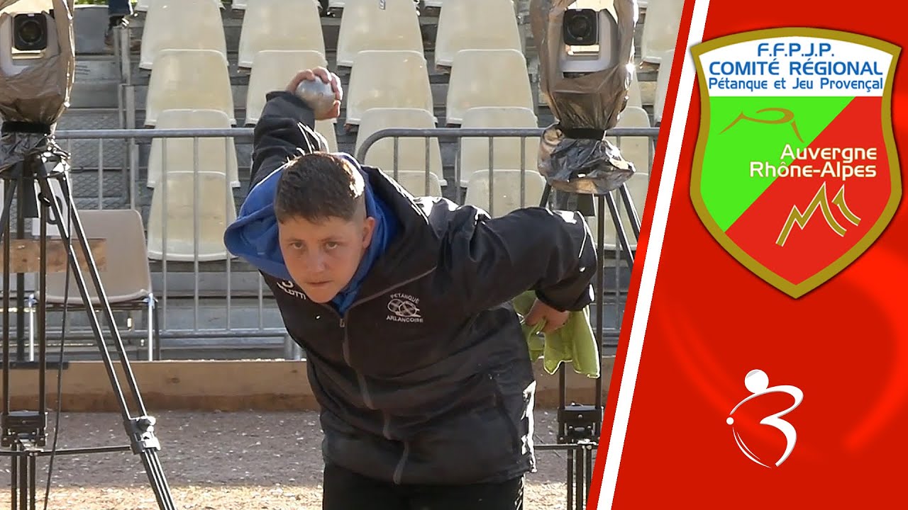 Miniature : Petite finale du doublette mixte : PICARD vs TANCHON - Championnat Auvergne Rhône-Alpes de pétanque