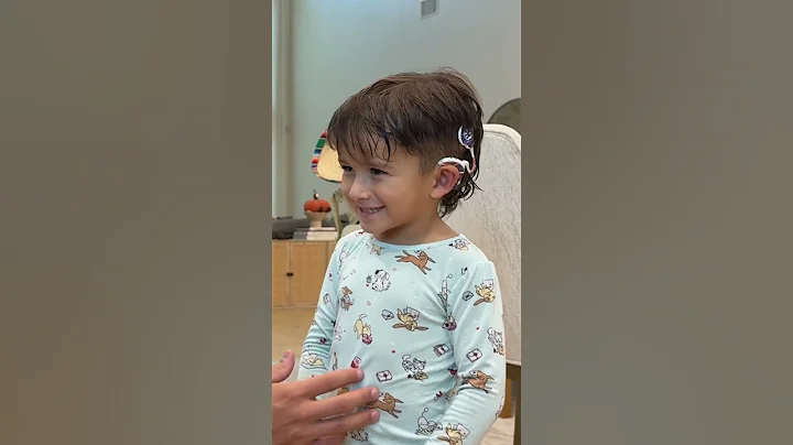 His First Time Hearing Again!!!🥹 #shorts