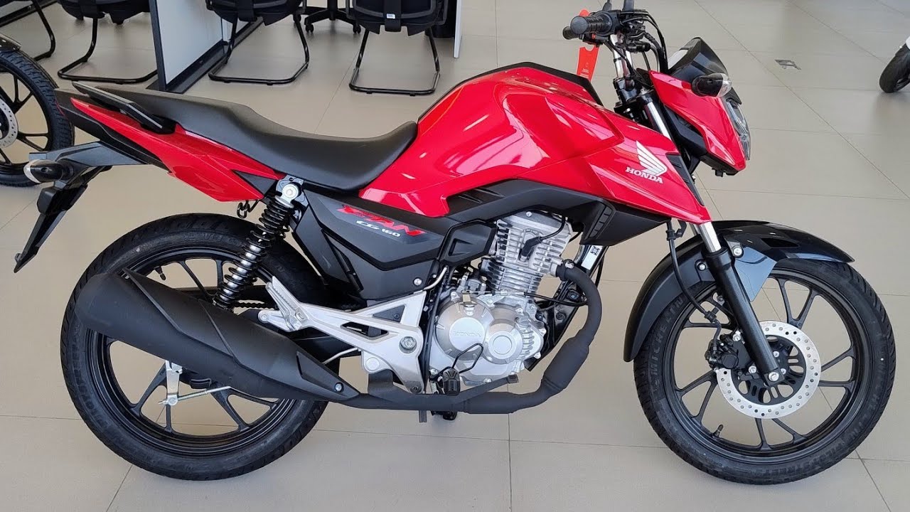 Honda CG 160 FAN 2025 com freio CBS!