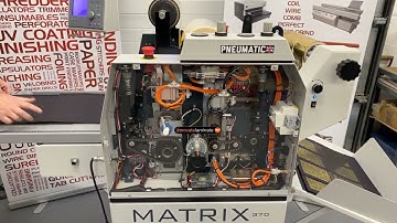 Refurbished Matrix 370P Laminator - foiling demonstration