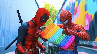 FIGHT FOR POP IT 🟡🔴🟢| Spider-Man and Deadpool vs VILLAIN | ЧЕЛОВЕК-ПАУК И ДЭДПУЛ ПРОТИВ ЗЛОДЕЯ