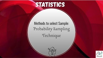 Sampling method of data collection | Part 1 | Mathophile 