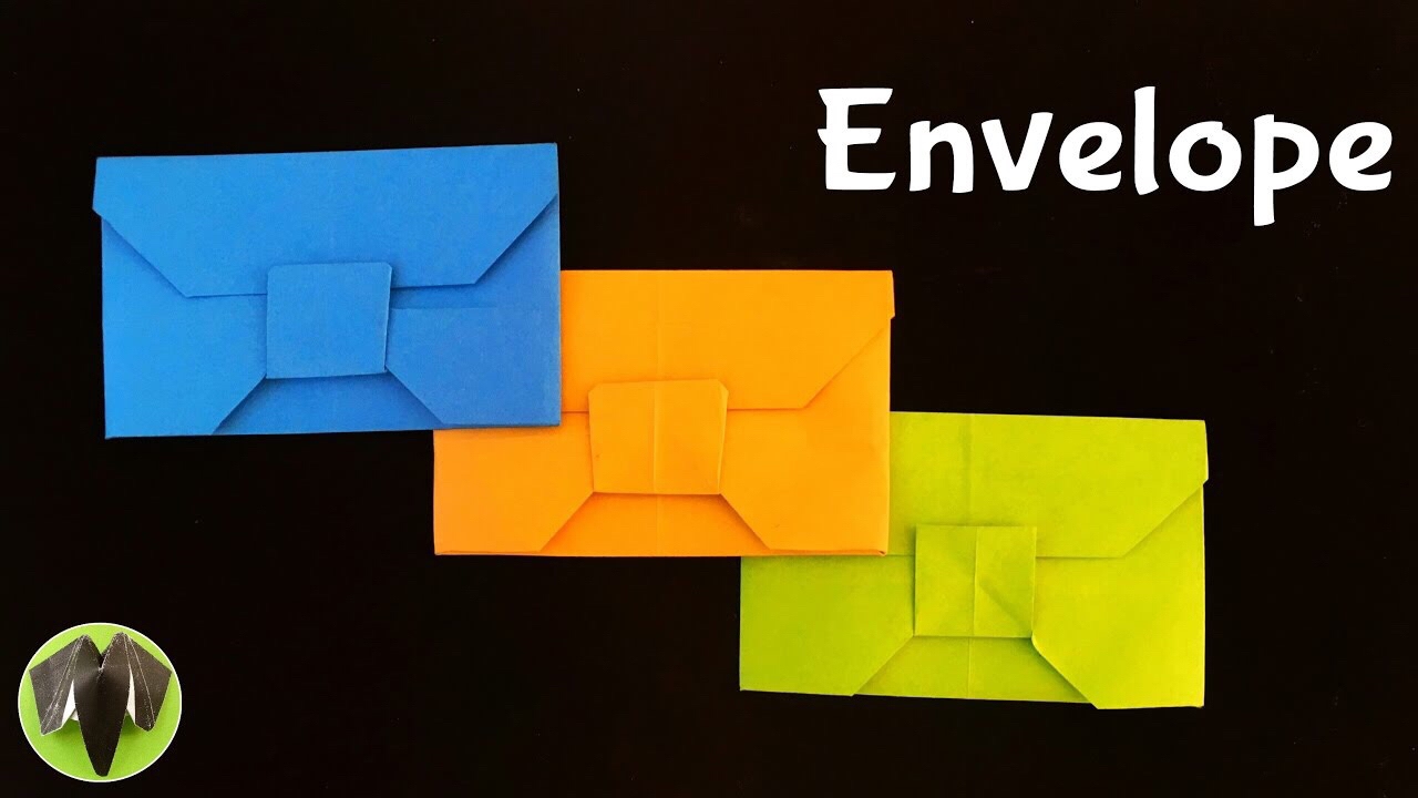 Envelope - DIY Origami Tutorial by Paper Folds - 706 - YouTube