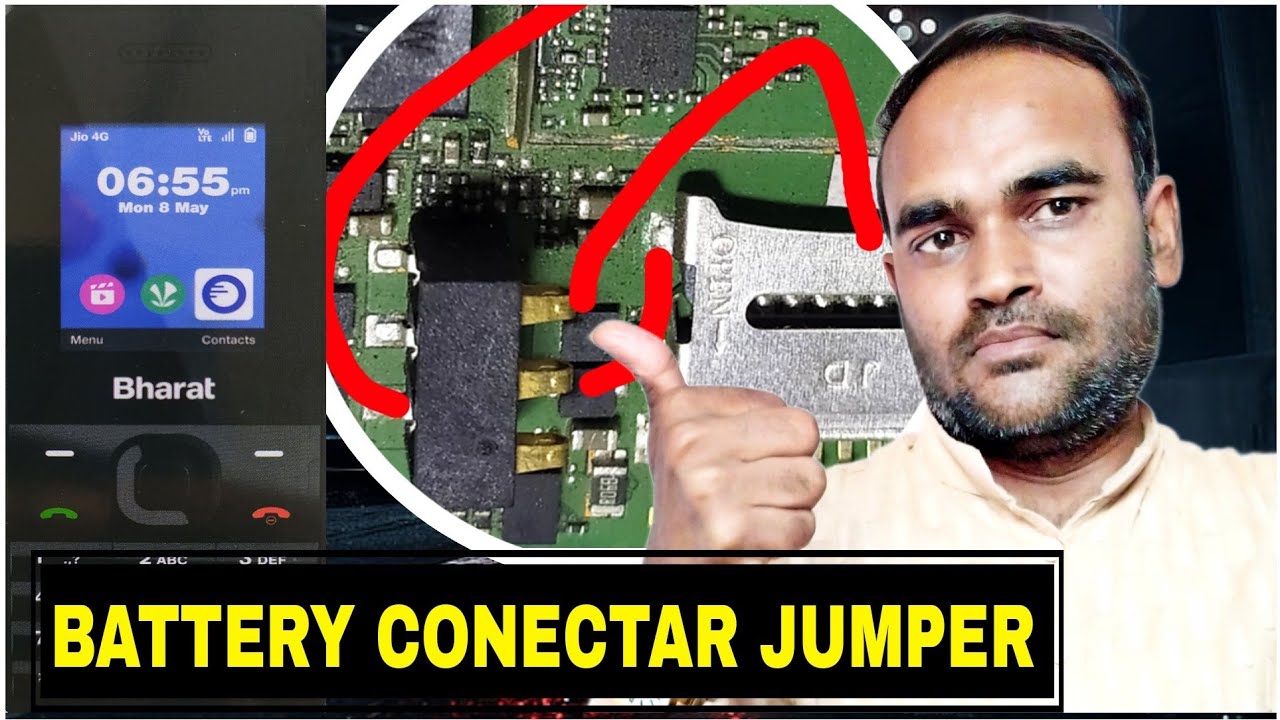 Jio bharat phone battery connector jumper jio bharat battery