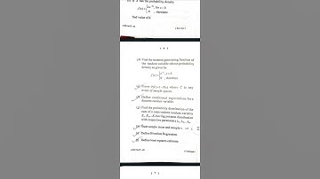 +3 5th semester Mathematics honours DSC-2 { PROBABLY AND STATISTICS} BERHAMPUR UNIVERSITY 2024