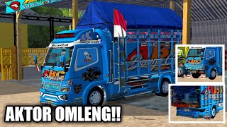 MOD BUSSID TERBARU | MOD TRUK ABC BUNGA CABE BIRU AKTOR OMLENG!!