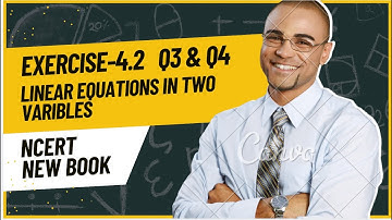 Exercise-4.2 Q3 & Q4 | linear equations in two variables | class 9th | NCERT | New book |#class9math