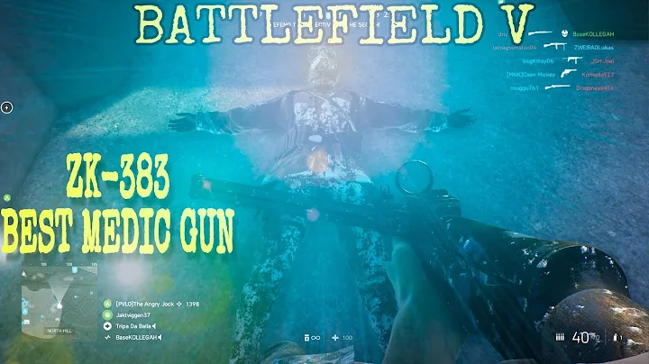 ZK-383 SMG Fully Upgraded - The Best Medic Gun - It Shreds Everyone - Battlefield 5 - Battlefield V