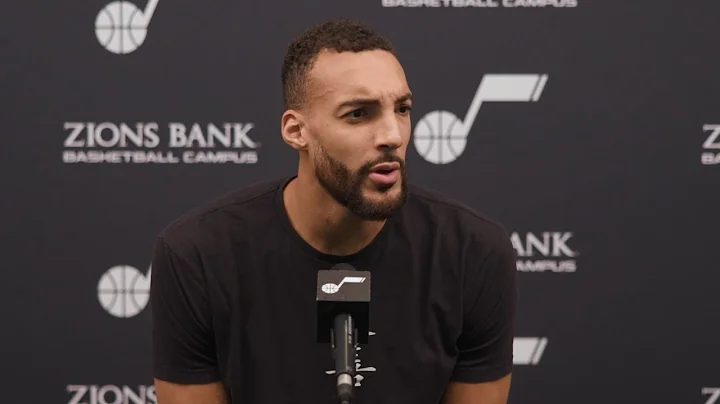 Rudy Gobert talks about being stung by bee