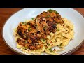 The Easiest Chicken Alfredo || TERRI-ANN’S KITCHEN