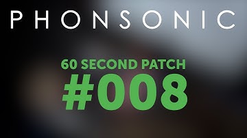 60 Second Patch #008 Tremors for the Moog Subharmonicon