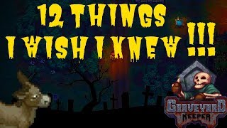 12 Things To Know When Starting Graveyard Keeper !!! Beginners Guide