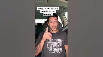 To all the slow drivers on the freeway.please speed up or stay in the right lane! #shorts #relatable
