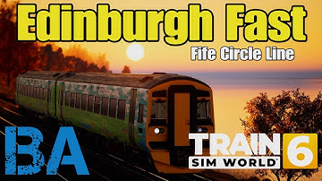 FAST Into Edinburgh - NEW Sprinter Timetable - Fife Circle Line - Train Sim World 6
