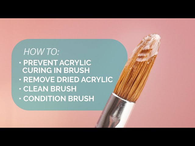 How to Clean Acrylic Brush - Pro Tips