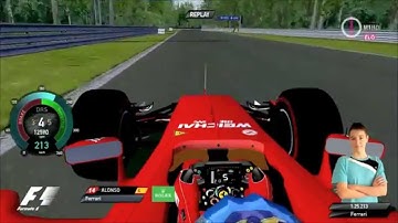 rFactor - F1 2014 WCP FINAL VERSION + F1 2014 HUD + TVSTYLE (Onboard Fernando Alonso in Monza)