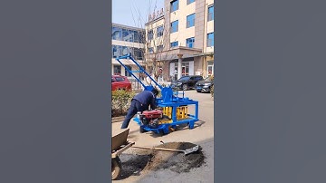 QM4-45 Diesel mobile block making machine #buildingblocks #automobile #businessbuildingblocks