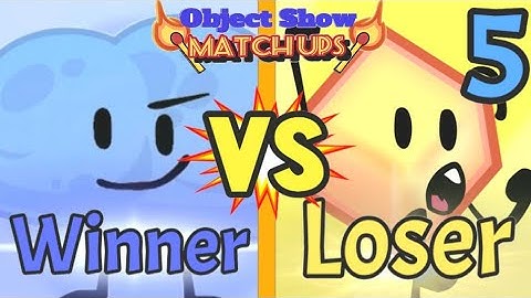 Object Show Matchups 5: Winner VS Loser (TPOT VS BFB)
