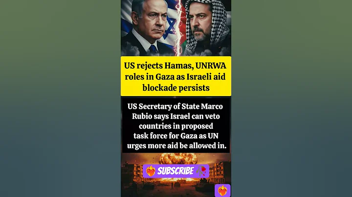 US rejects Hamas, UNRWA roles in Gaza as Israeli aid blockade persists #hamas #israel #gaza #newswar