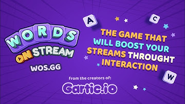Words On Stream | Interactive game for streamers