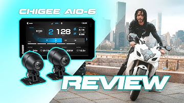 CHIGEE AIO-6 Smart Ride Display & Dual Dash Camera Review On A Sportbike Motorcycle