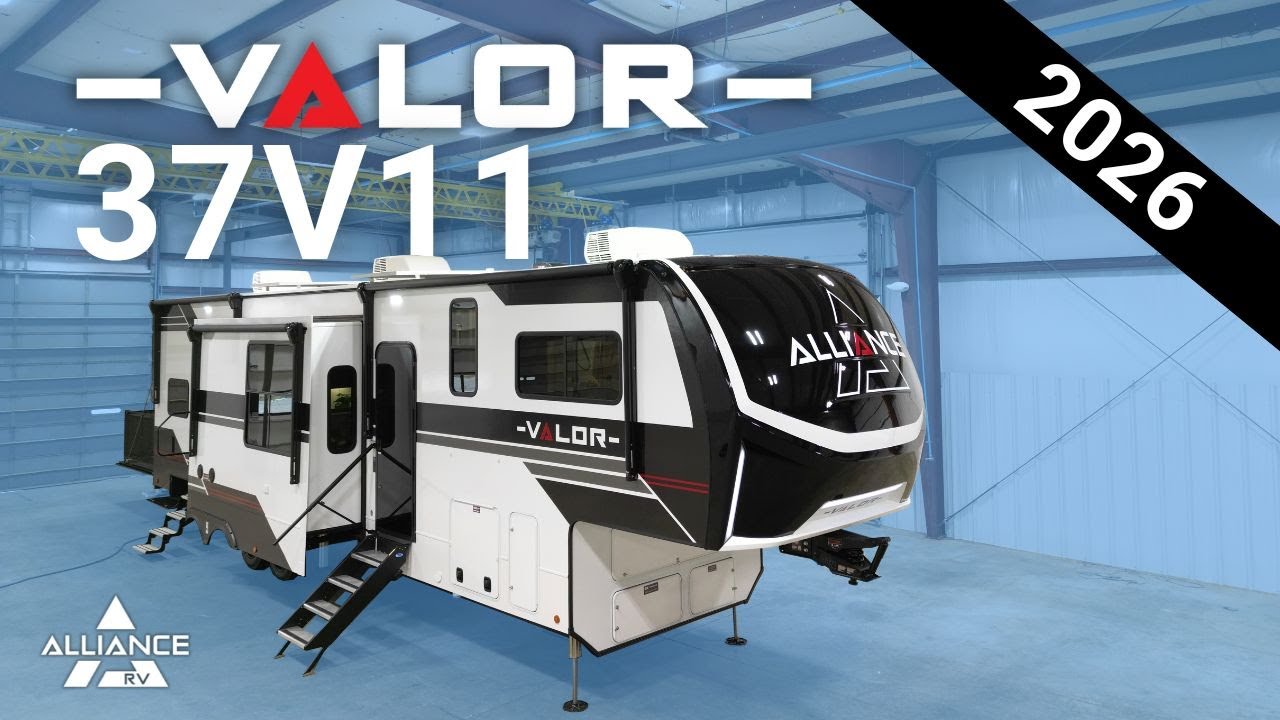 Alliance RV | 2026 Valor 37V11 Tour: L-Sofa | 11' Garage | King