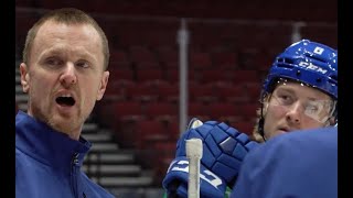 Henrik Sedin Coaches Canucks