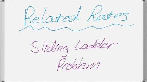 Related Rates - Sliding Ladder Problem