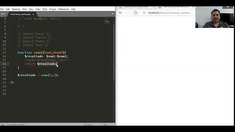 25 PHP retornando valores de las funciones
