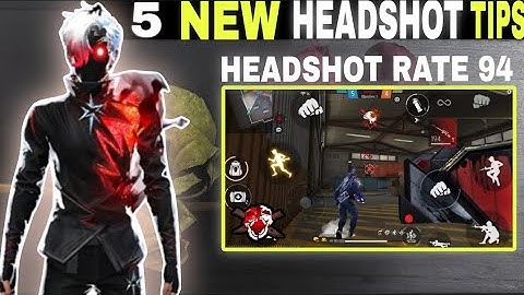 5 Easy Tricks for 90% Headshot rate (beginner/ intermediate) 2023- freefire