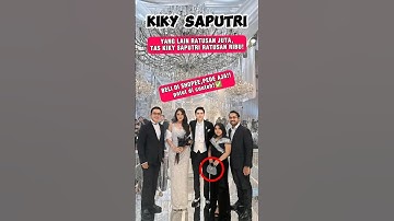 Harga tas kiky saputri saat di resepsi pernikahan luna maya dan maxime bouttier#shorts