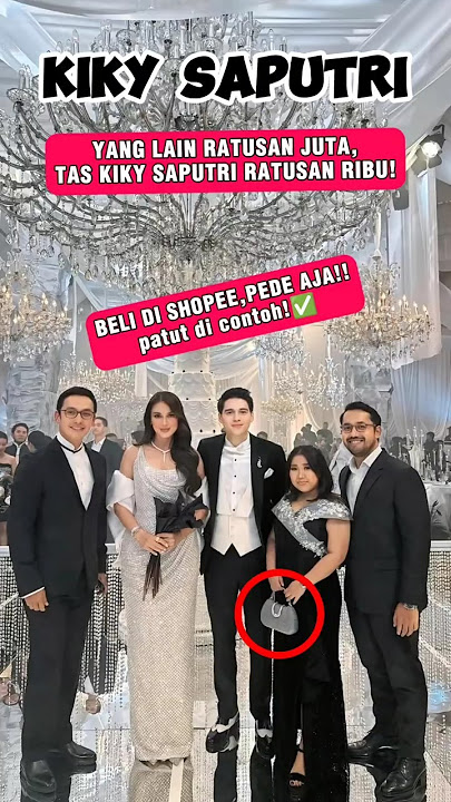 Harga tas kiky saputri saat di resepsi pernikahan luna maya dan maxime bouttier#shorts