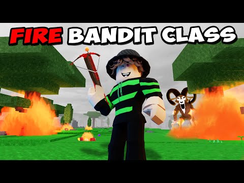 I Survived 99 Nights In The Forest As The FIRE BANDIT Class