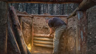 Dugout shelter, Bushcraft camp, How was it, off grid build