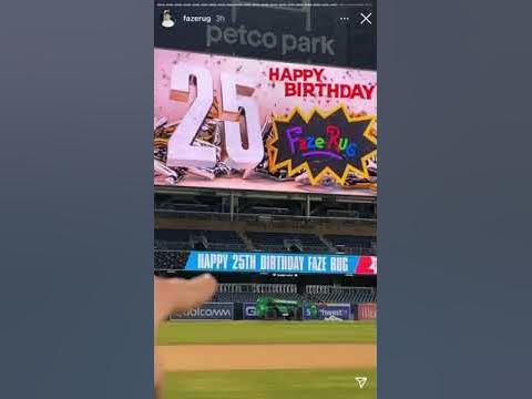 Faze rugs 25th birthday - YouTube