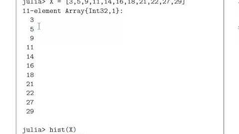 Simple Statistics Functions for Julia (Julia Programming)