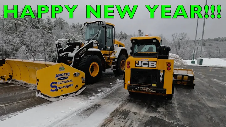 DAY IN MY LIFE SNOW PLOWING ON NEW YEARS