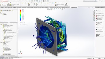 Airflow Simulation of a Centrifugal Fan Using SolidWorks CFD