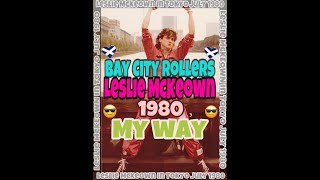 Bay City Rollers Leslie Mckeown Japanese TV Show 1980 😎 My Way 😎