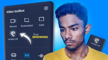 Video Toolbox Ear Icon Not Showing | Play Video Sound With Screen off Not Working