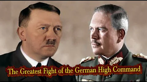 This was the Dramatic Discussion between Guderian and Hitler that led to the General being Dismissed - DayDayNews