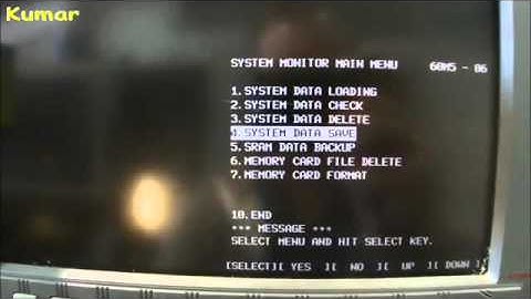 SRAM data backup restore on FANUC 18iTB