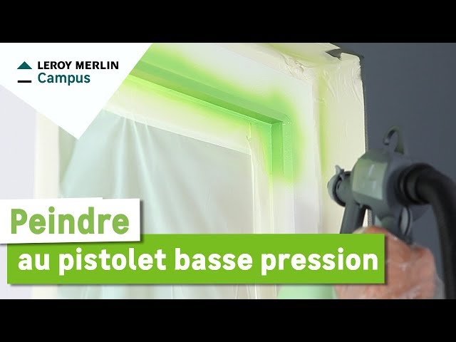 Comment peindre au pistolet basse pression ? Leroy Merlin - YouTube
