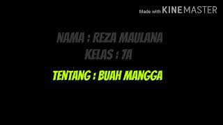 MEMPRESENTASIKAN TEKS DESKRIPSI VII // BUAH MANGGA (REZA)