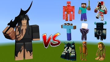 SCP 076-2 vs All Bosses - Minecraft Mob Battle